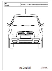 Volkwagen boyama sayfaları
